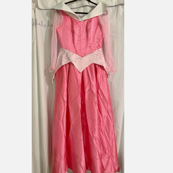 Sleeping Beauty Princess Aurora Dress Gown Costume Adult Cosplay Lace Up - Picture 1 of 7